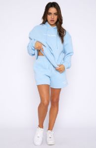 Go Bold Hoodie Blue sold by White Fox Boutique