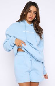 Go Bold Hoodie Blue sold by White Fox Boutique