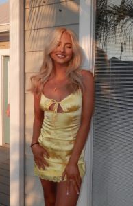 Bold Decisions Mini Dress Lemon sold by White Fox Boutique