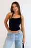 Chaos And Charm Halter Top Black sold by White Fox Boutique