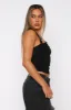 Chaos And Charm Halter Top Black sold by White Fox Boutique