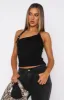 Chaos And Charm Halter Top Black sold by White Fox Boutique