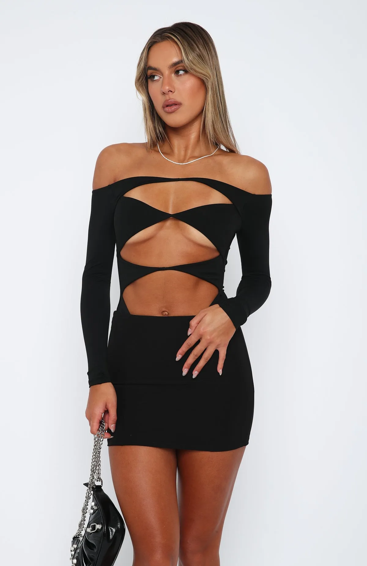 Just The Intro Bodysuit Black sold by White Fox Boutique product image thumbnail 4