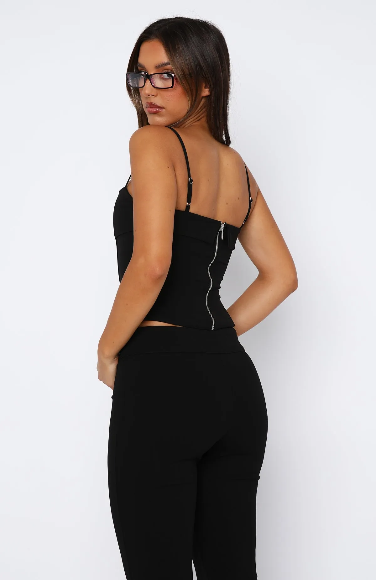 Forever Free Bustier Black sold by White Fox Boutique product image thumbnail 4