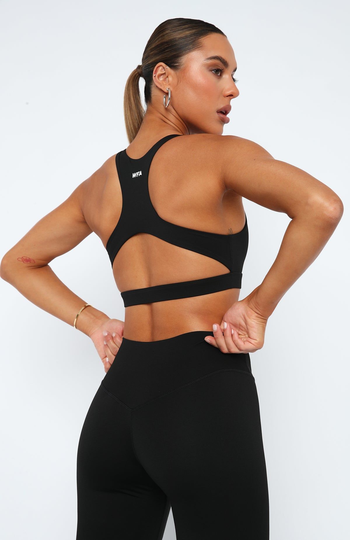 Always Out Sports Bra Black sold by White Fox Boutique product image thumbnail 4