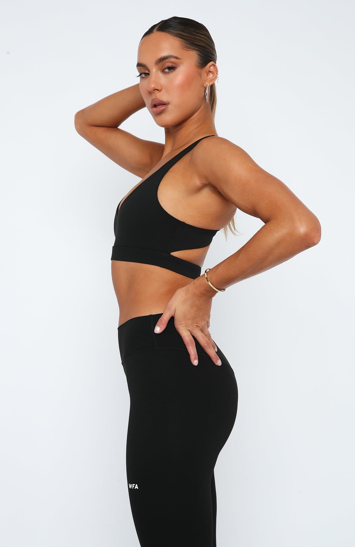 Always Out Sports Bra Black sold by White Fox Boutique product image thumbnail 3