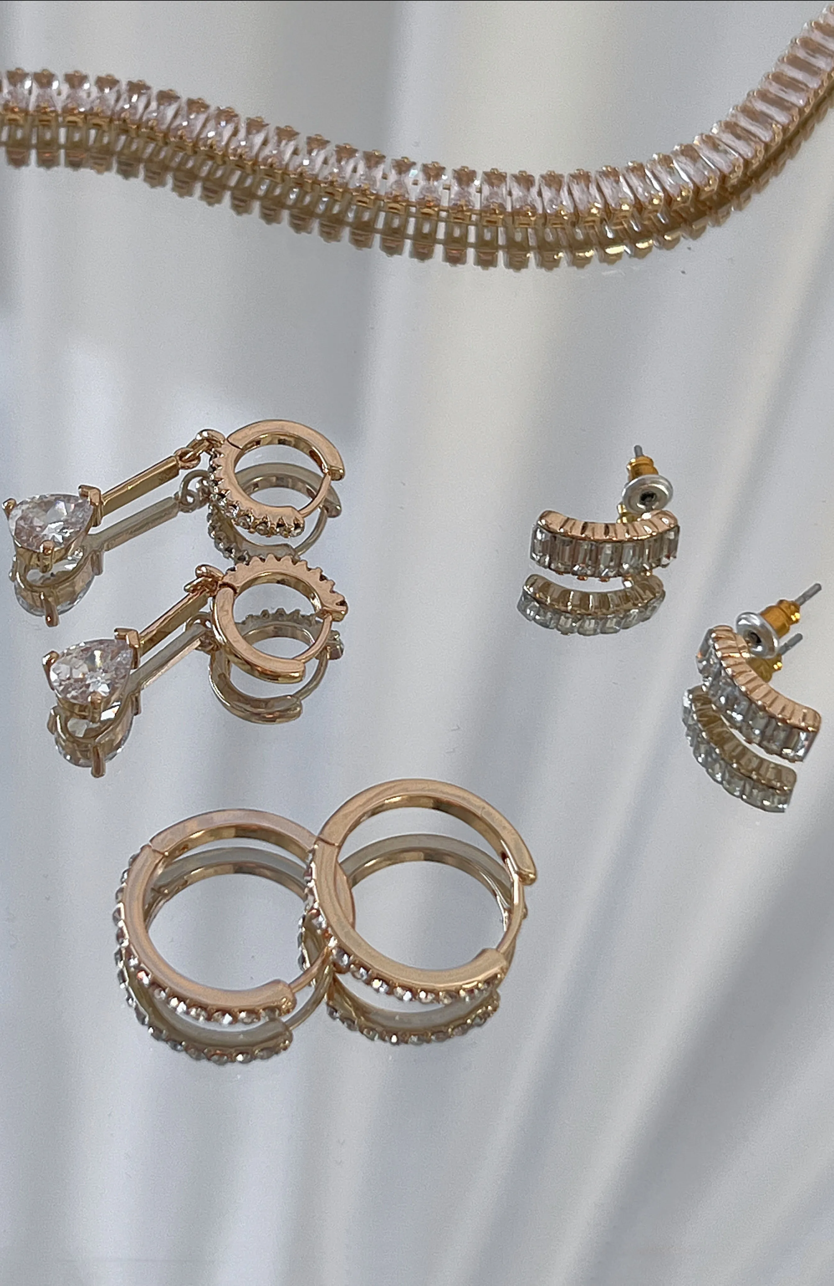 Tasha Earring Set Gold sold by White Fox Boutique product image thumbnail 2