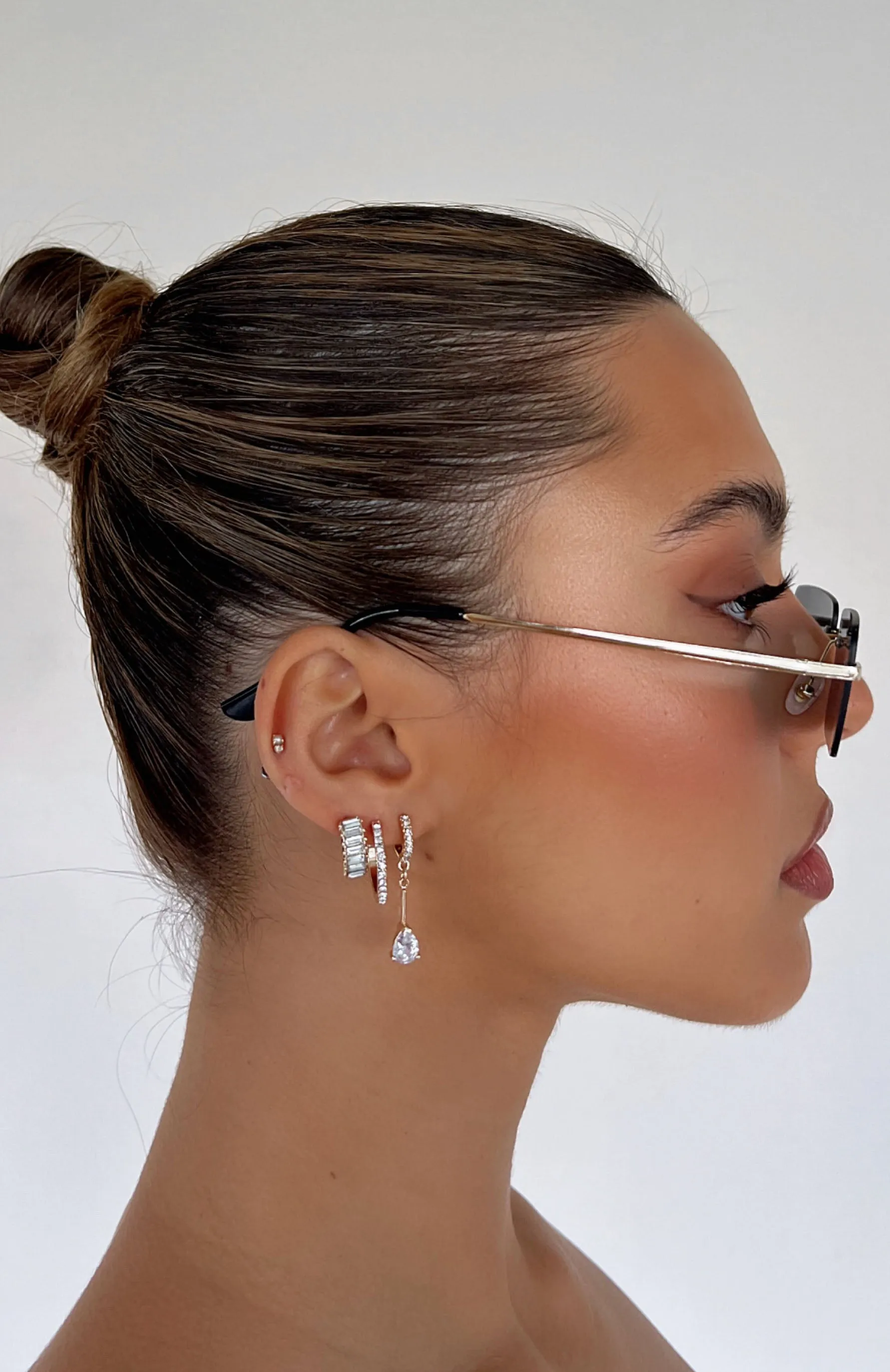 Tasha Earring Set Gold sold by White Fox Boutique product image thumbnail 5