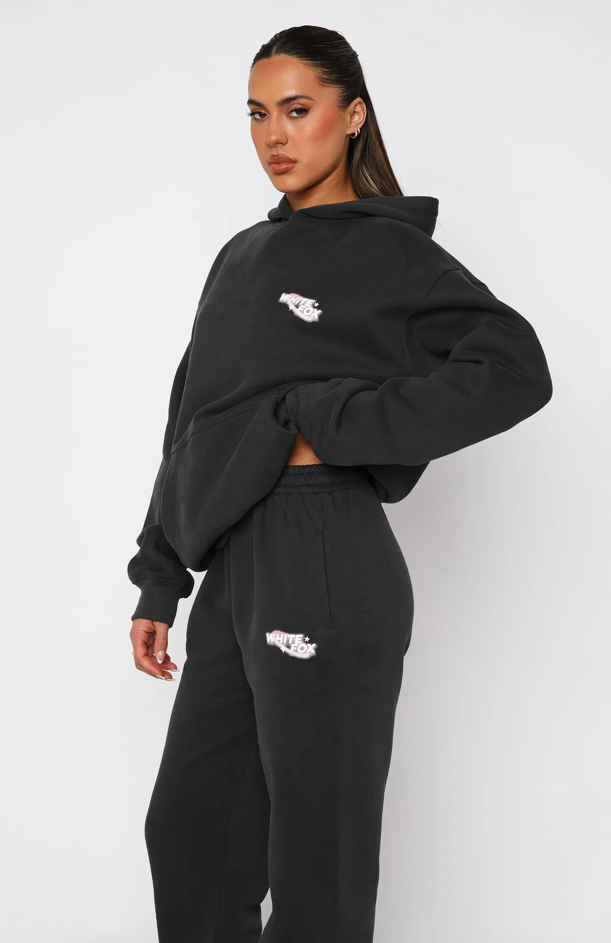 Creating Art Oversized Hoodie Charcoal sold by White Fox Boutique product image thumbnail 3