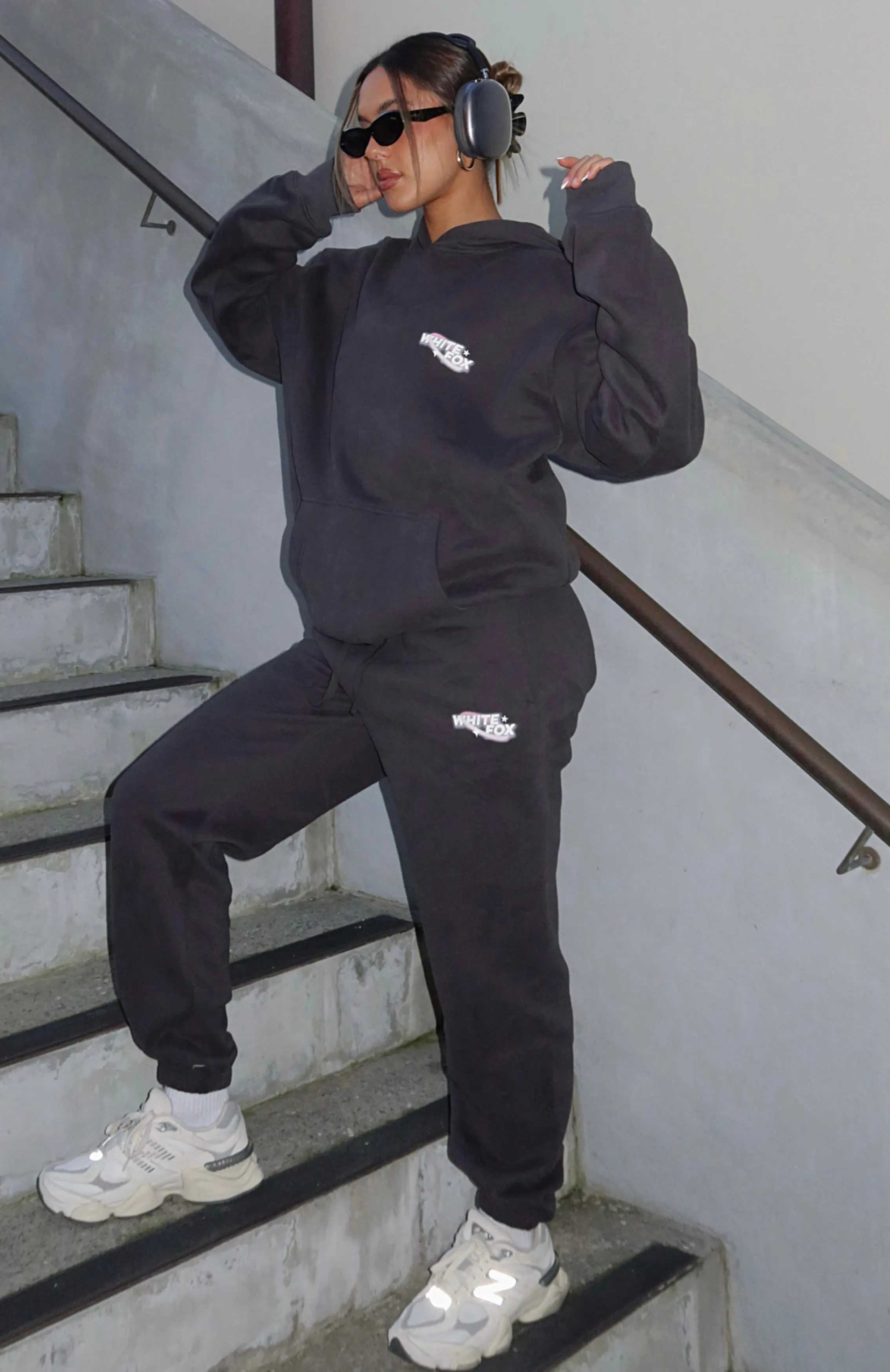 Creating Art Oversized Hoodie Charcoal sold by White Fox Boutique product image thumbnail 5