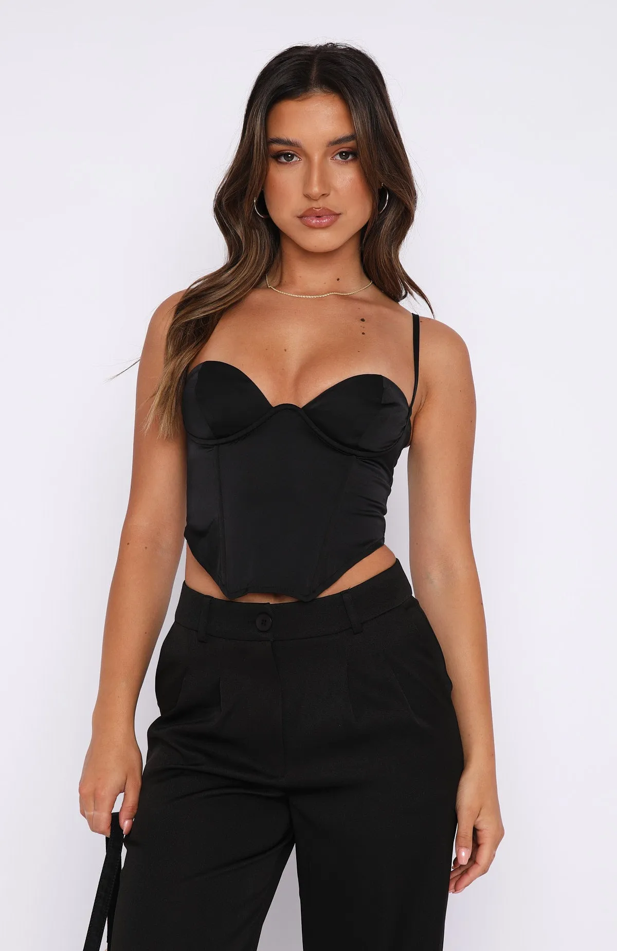 Hold On To You Bustier Black sold by White Fox Boutique product image thumbnail 2