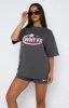 The Main Star Oversized Tee Volcanic sold by White Fox Boutique
