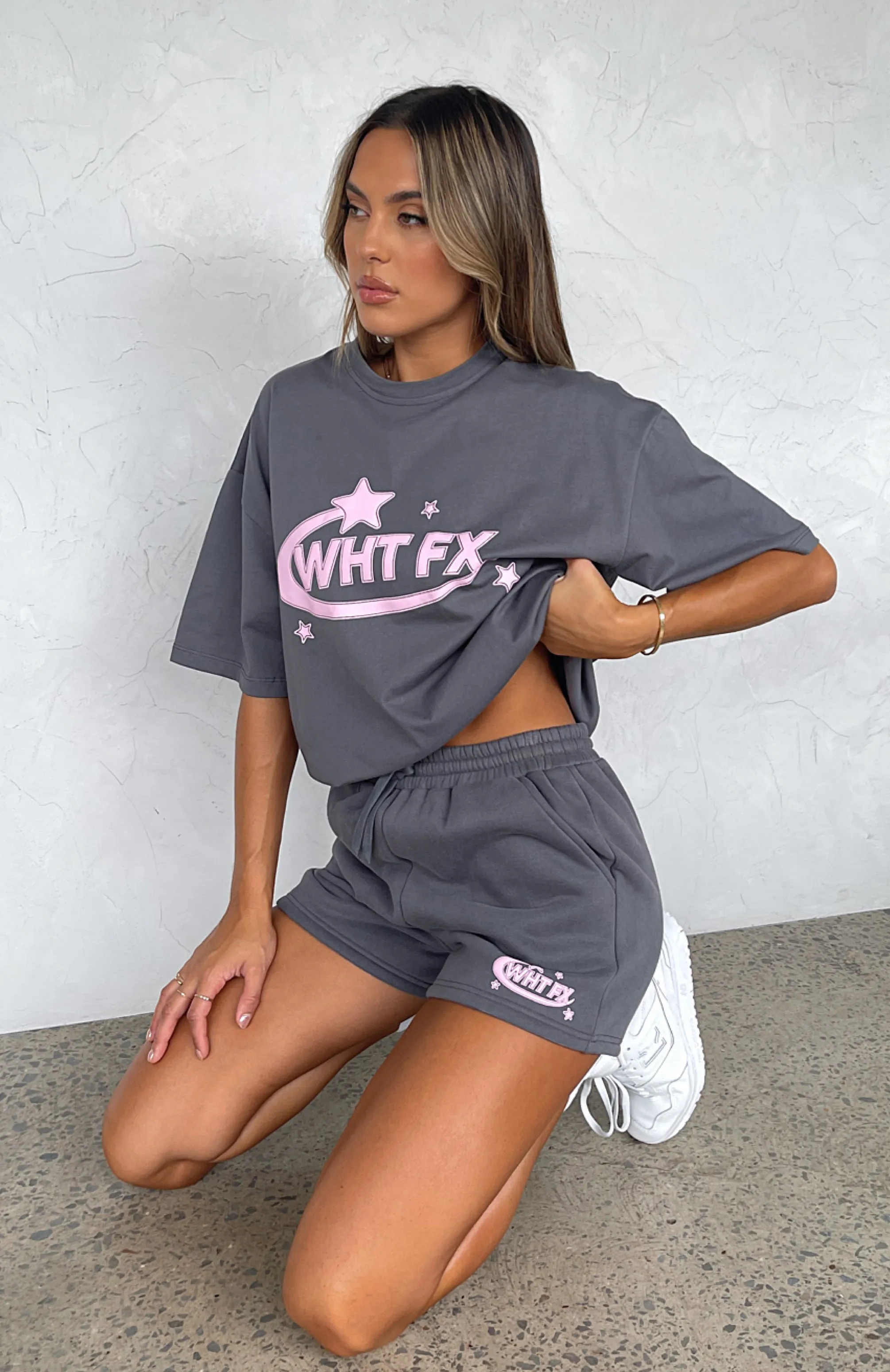 The Main Star Oversized Tee Volcanic sold by White Fox Boutique