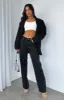 With You Low Rise Wide Leg Jeans Vintage Black sold by White Fox Boutique