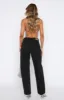 With You Low Rise Wide Leg Jeans Vintage Black sold by White Fox Boutique