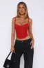 Live On Lace Bustier Red sold by White Fox Boutique