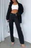 With You Low Rise Wide Leg Jeans Vintage Black sold by White Fox Boutique
