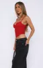Live On Lace Bustier Red sold by White Fox Boutique