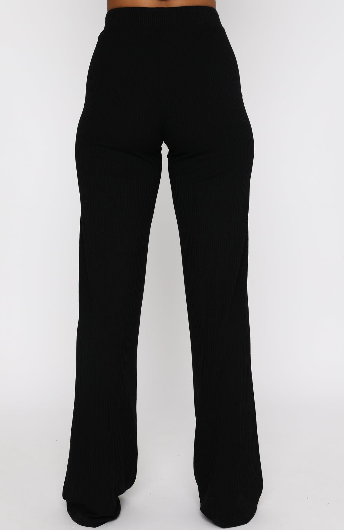 Adore You Ribbed Pants Black sold by White Fox Boutique product image thumbnail 4