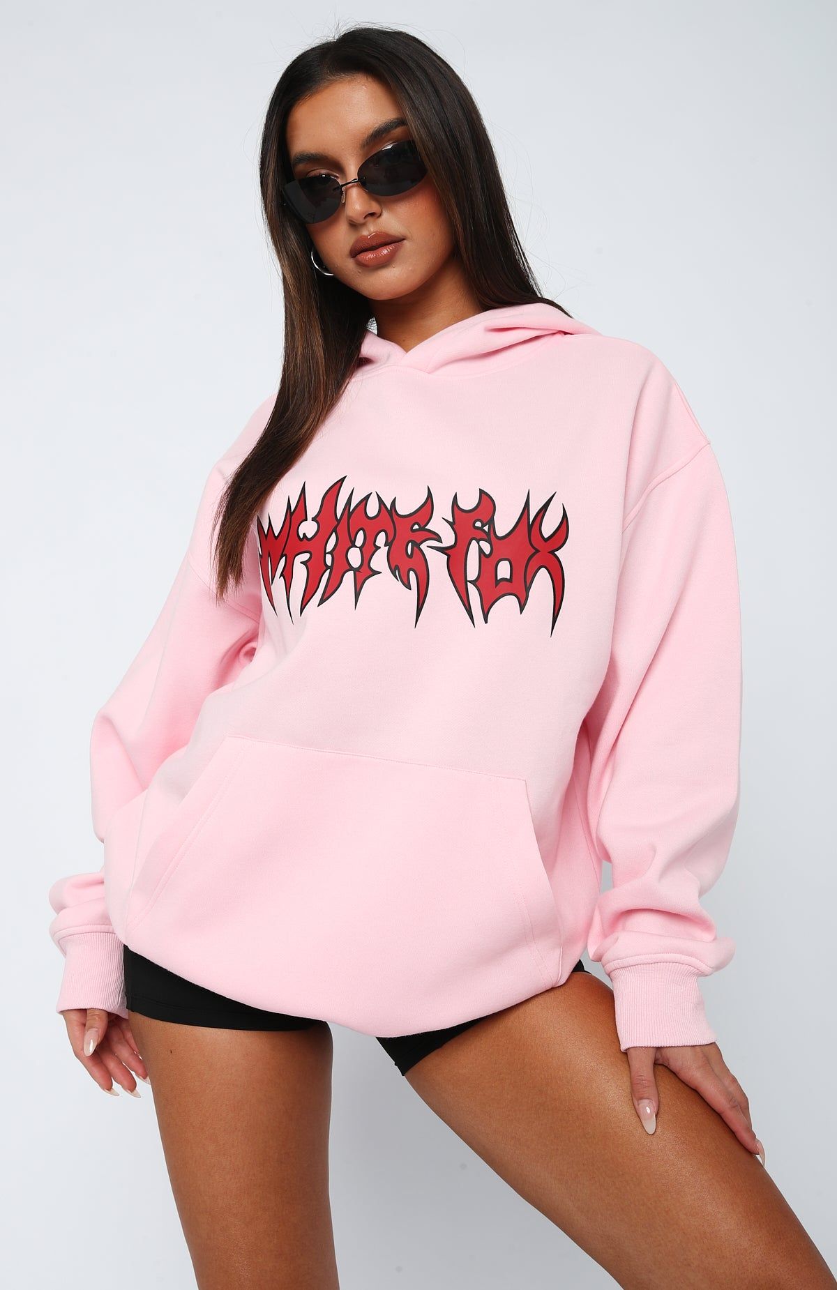 Bring That Energy Oversized Hoodie Pink sold by White Fox Boutique product image thumbnail 2