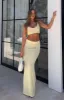 Looking Luxe Maxi Skirt Lemon sold by White Fox Boutique