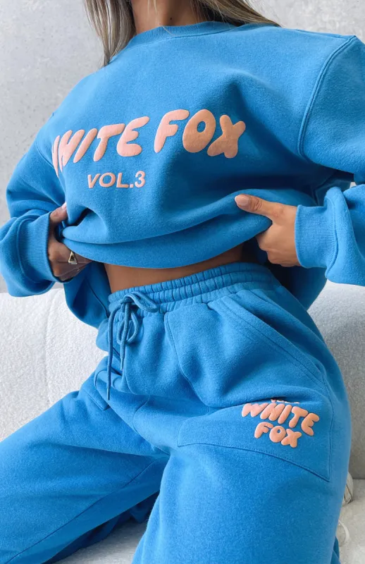Offstage Sweater Azure sold by White Fox Boutique
