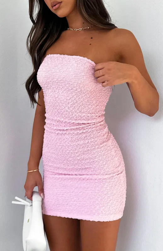 Time To Leave Mini Dress Pink sold by White Fox Boutique
