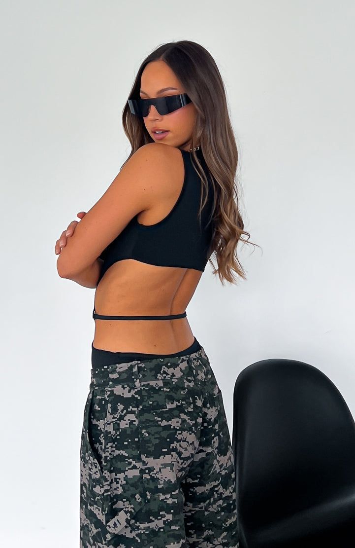 Want It Now Bodysuit Black sold by White Fox Boutique