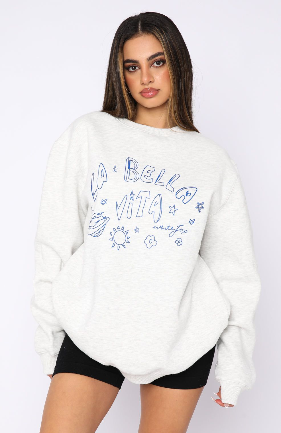 Outshine You Sweater Grey Marle sold by White Fox Boutique product image thumbnail 2