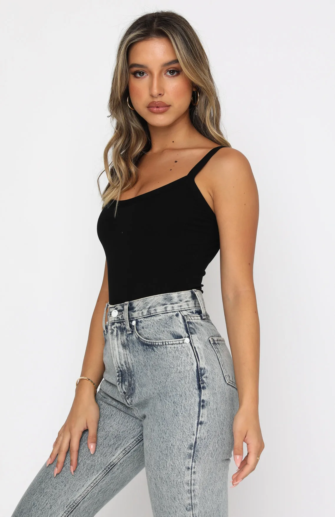 Hang On To Love Bodysuit Black sold by White Fox Boutique product image thumbnail 5