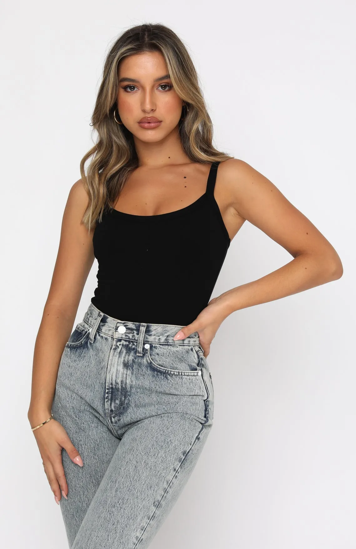 Hang On To Love Bodysuit Black sold by White Fox Boutique product image thumbnail 4