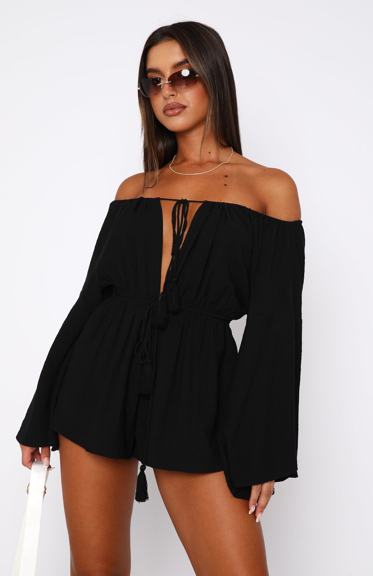 Another Night Playsuit Black sold by White Fox Boutique product image thumbnail 2