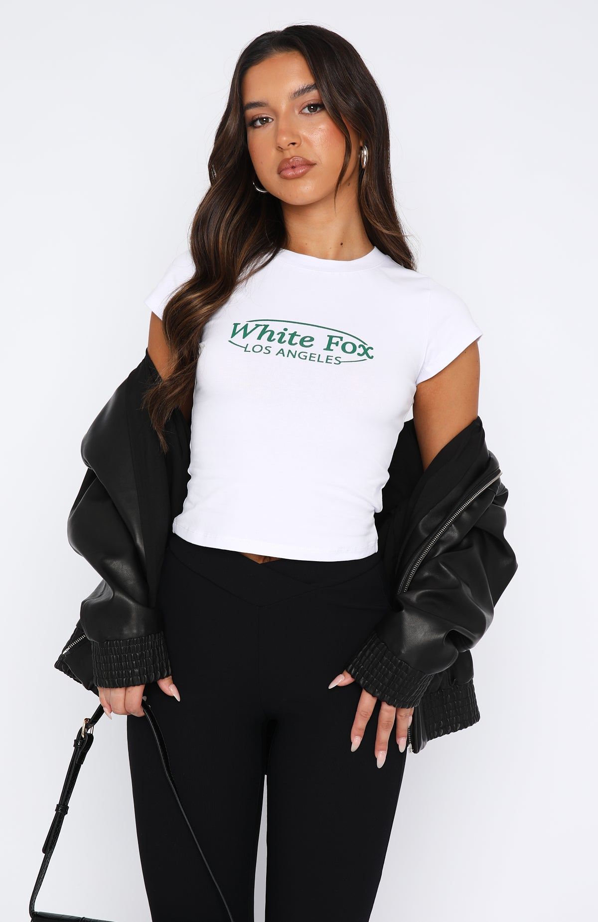 Fan Favourite Baby Tee White sold by White Fox Boutique product image thumbnail 2