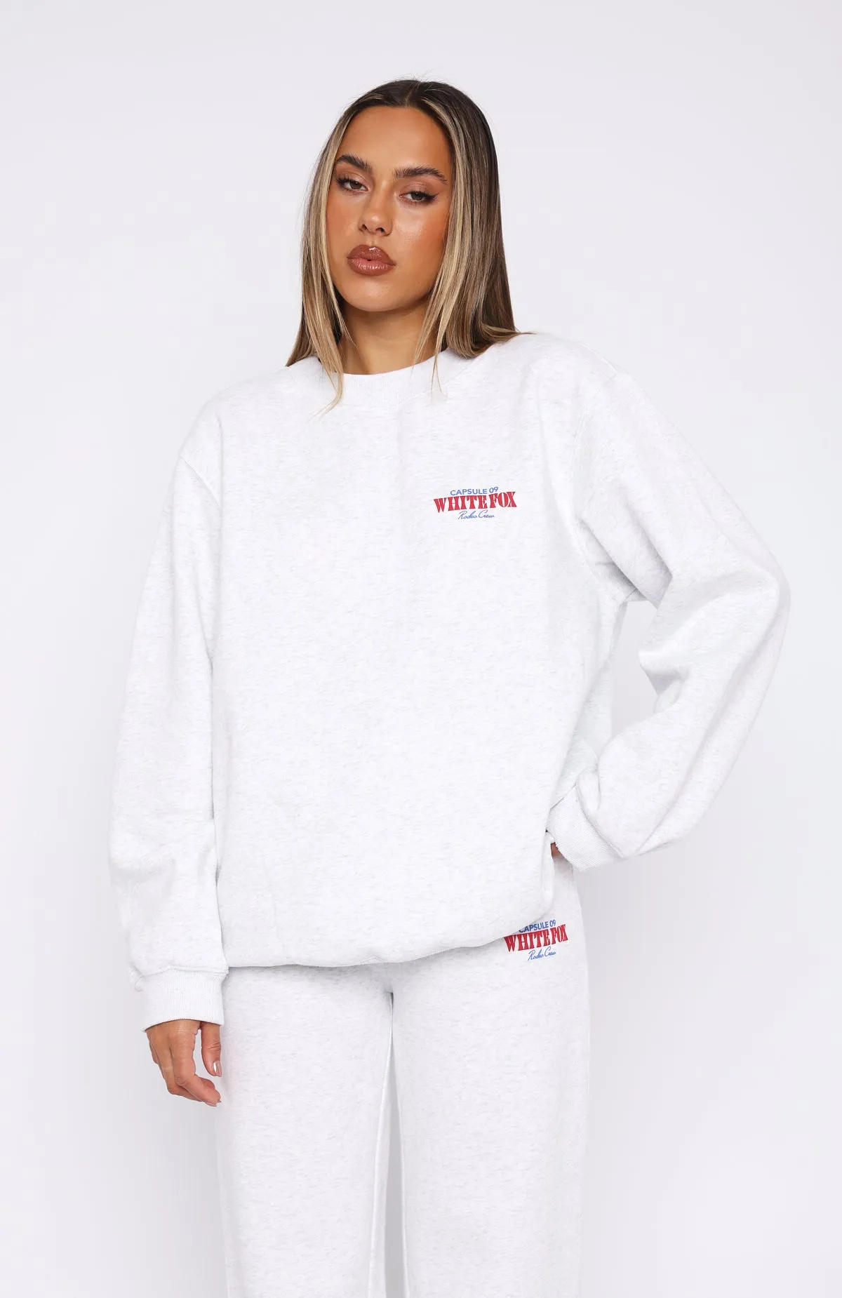 Capsule 9 Rodeo Crew Oversized Sweater Grey Marle sold by White Fox Boutique product image thumbnail 2