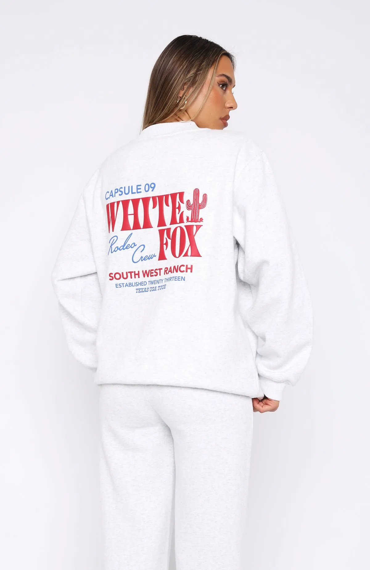 Capsule 9 Rodeo Crew Oversized Sweater Grey Marle sold by White Fox Boutique product image thumbnail 4
