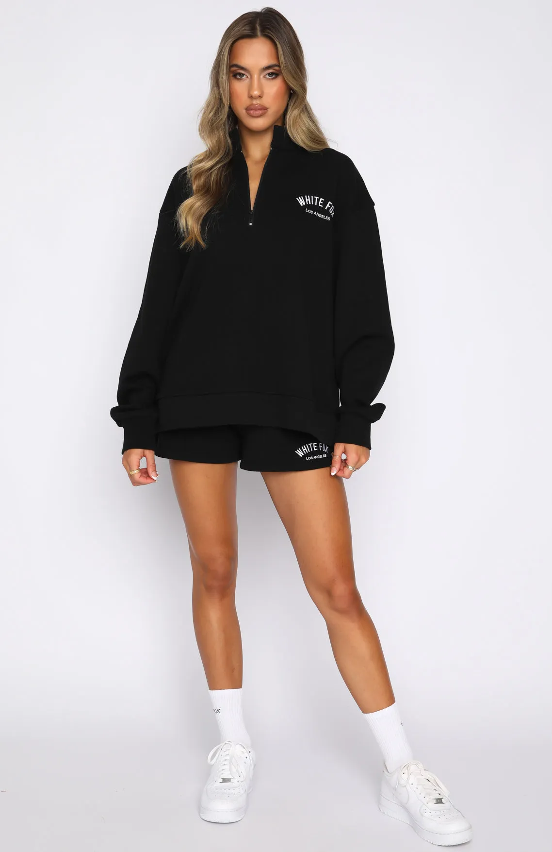 The Highest Demand Zip Front Sweater Black sold by White Fox Boutique product image thumbnail 5