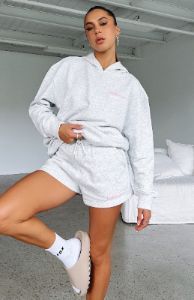Not A Dream Lounge Shorts Grey Marle sold by White Fox Boutique