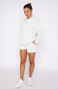Not A Dream Lounge Shorts Grey Marle sold by White Fox Boutique