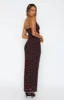 Making Decisions Maxi Dress Midnight Poppy sold by White Fox Boutique