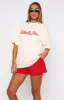 Dreaming Of Glory Oversized Tee Cream sold by White Fox Boutique