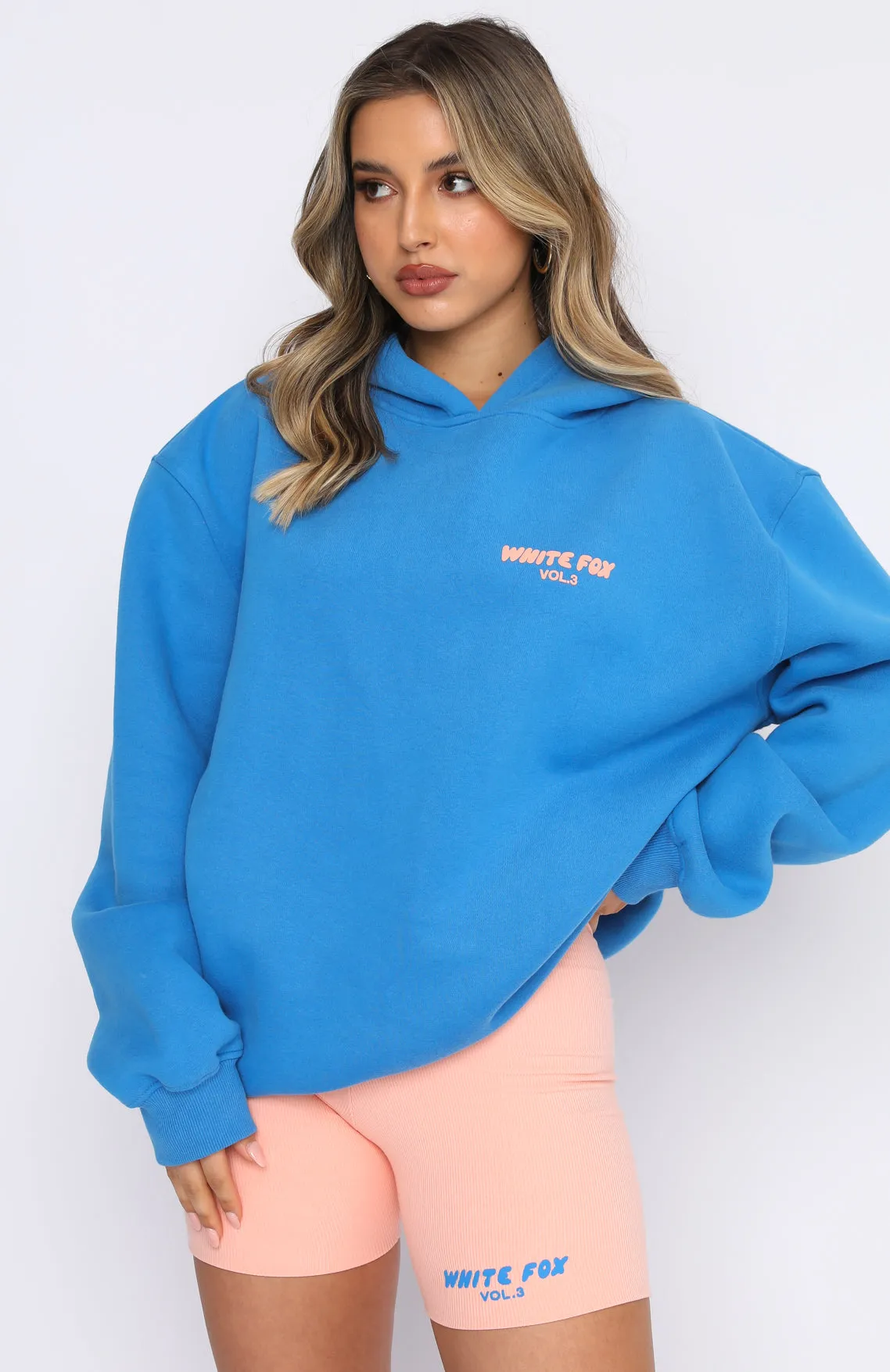 Offstage Hoodie Azure sold by White Fox Boutique product image thumbnail 2