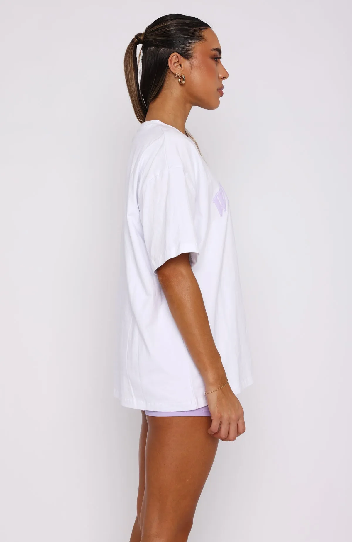 Athletics Era Oversized Tee White sold by White Fox Boutique product image thumbnail 4