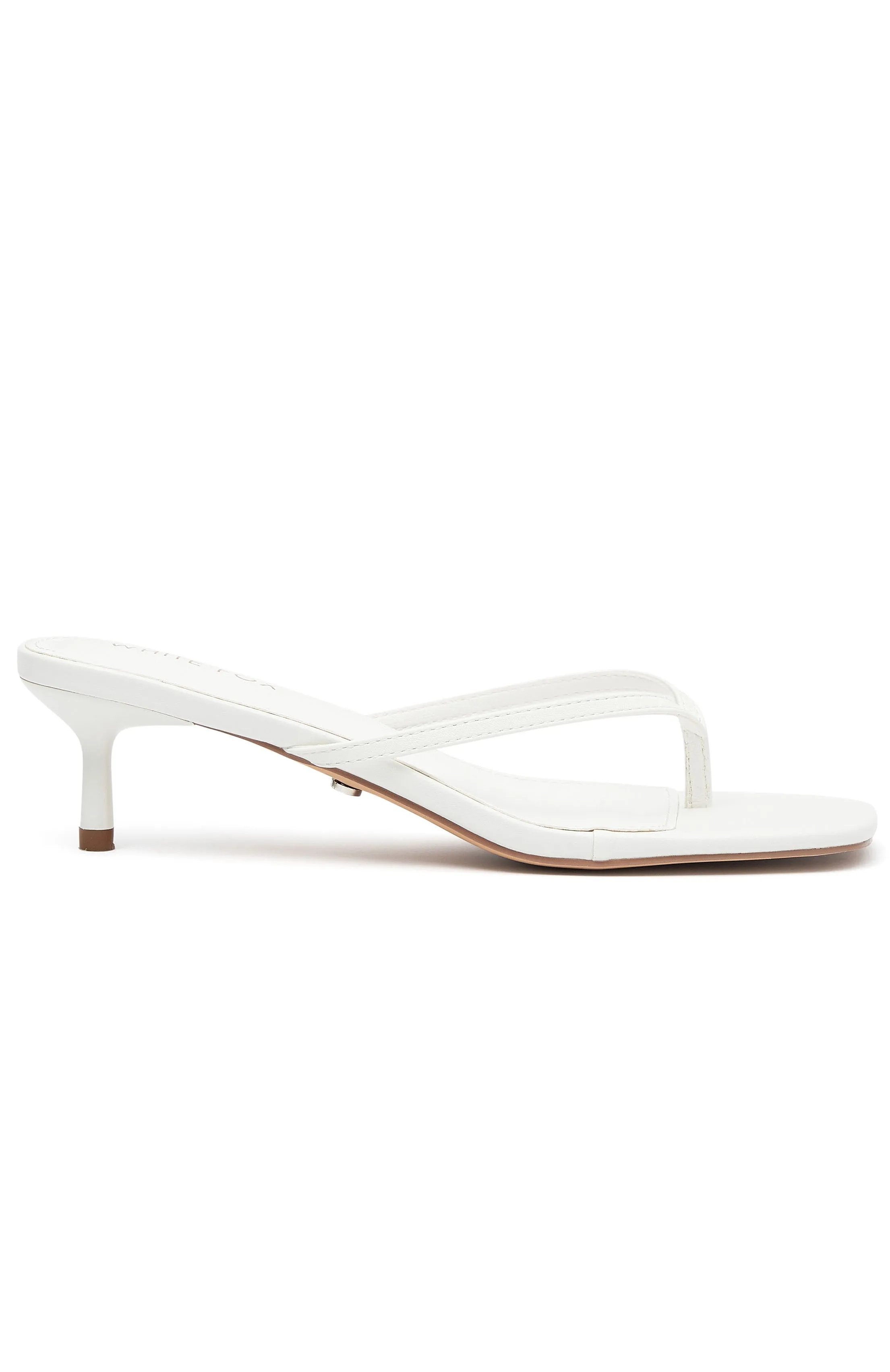 Hamptons Thong Heels White sold by White Fox Boutique product image thumbnail 2