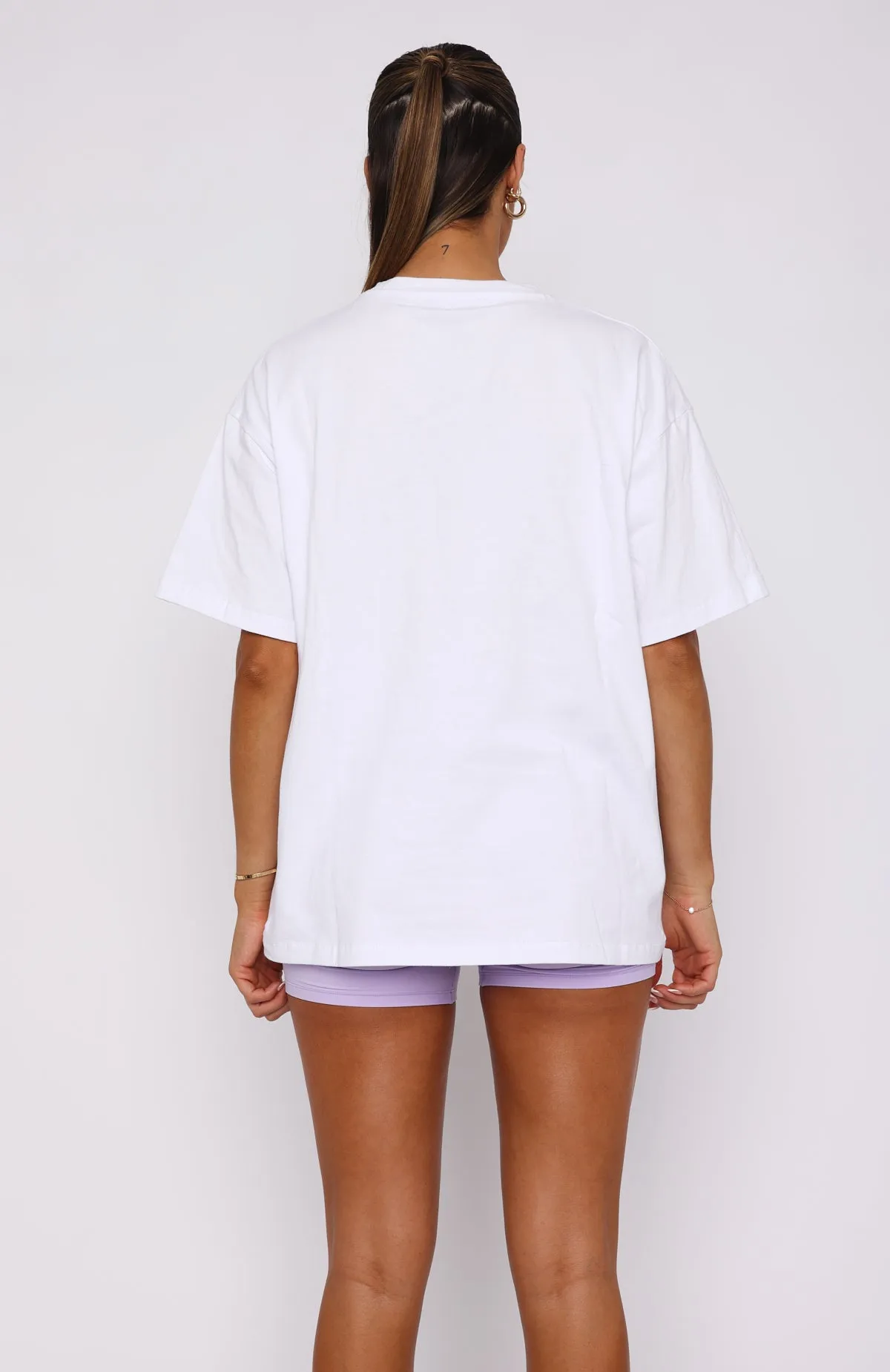 Athletics Era Oversized Tee White sold by White Fox Boutique product image thumbnail 5