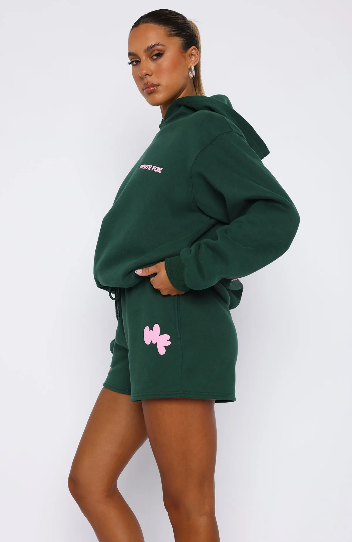I'm Glad Oversized Hoodie Forest Green sold by White Fox Boutique product image thumbnail 3