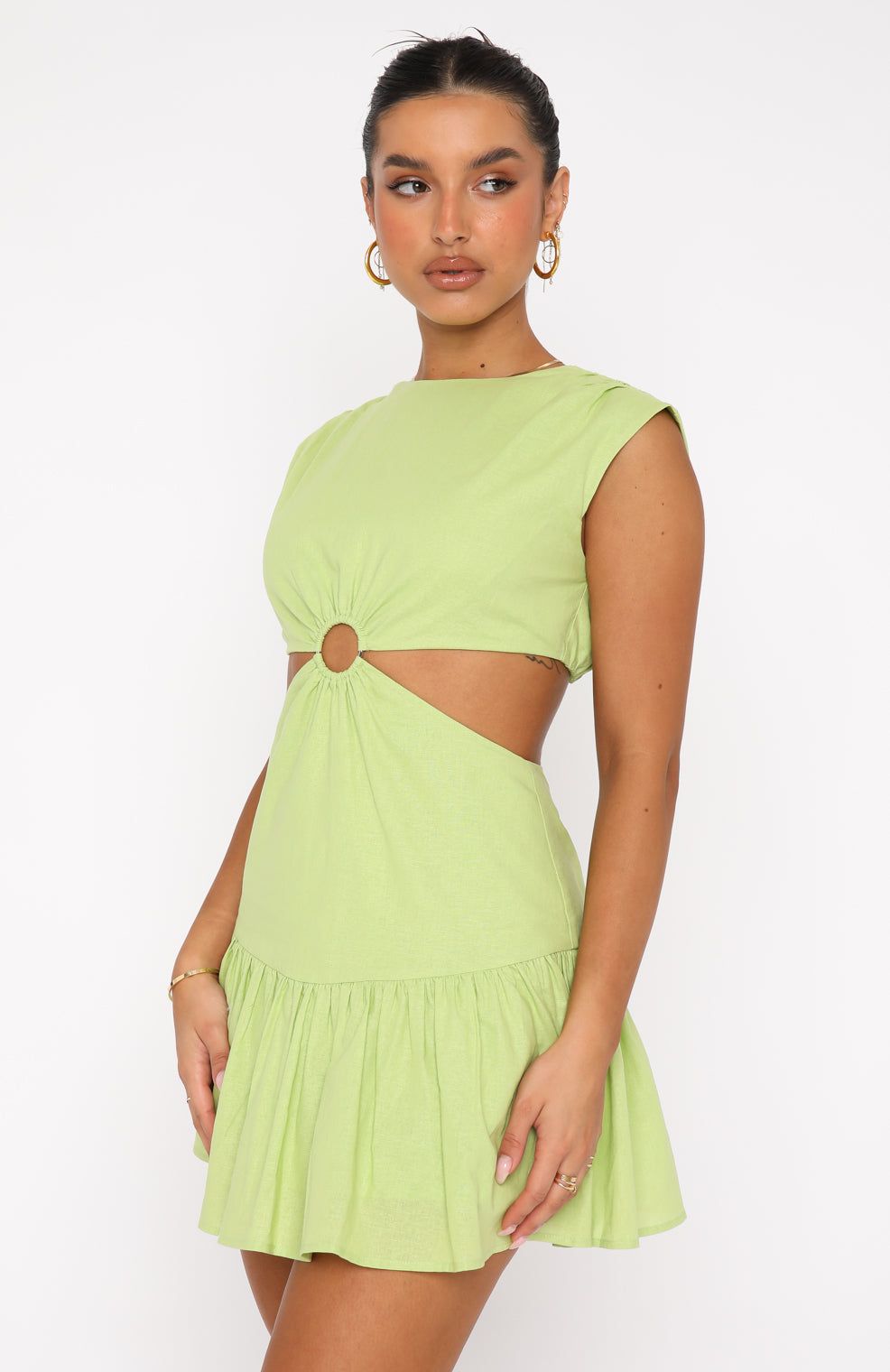 Celebrate You Mini Dress Citrus sold by White Fox Boutique product image thumbnail 3