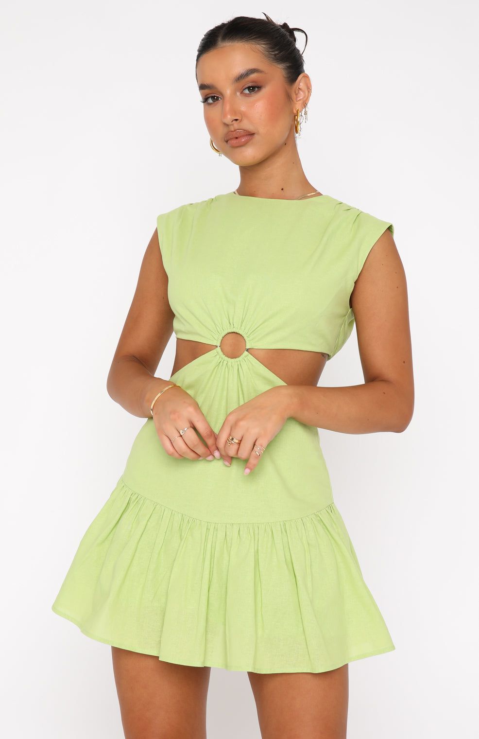 Celebrate You Mini Dress Citrus sold by White Fox Boutique product image thumbnail 2