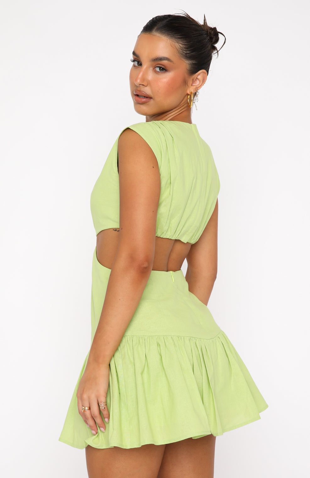 Celebrate You Mini Dress Citrus sold by White Fox Boutique product image thumbnail 4