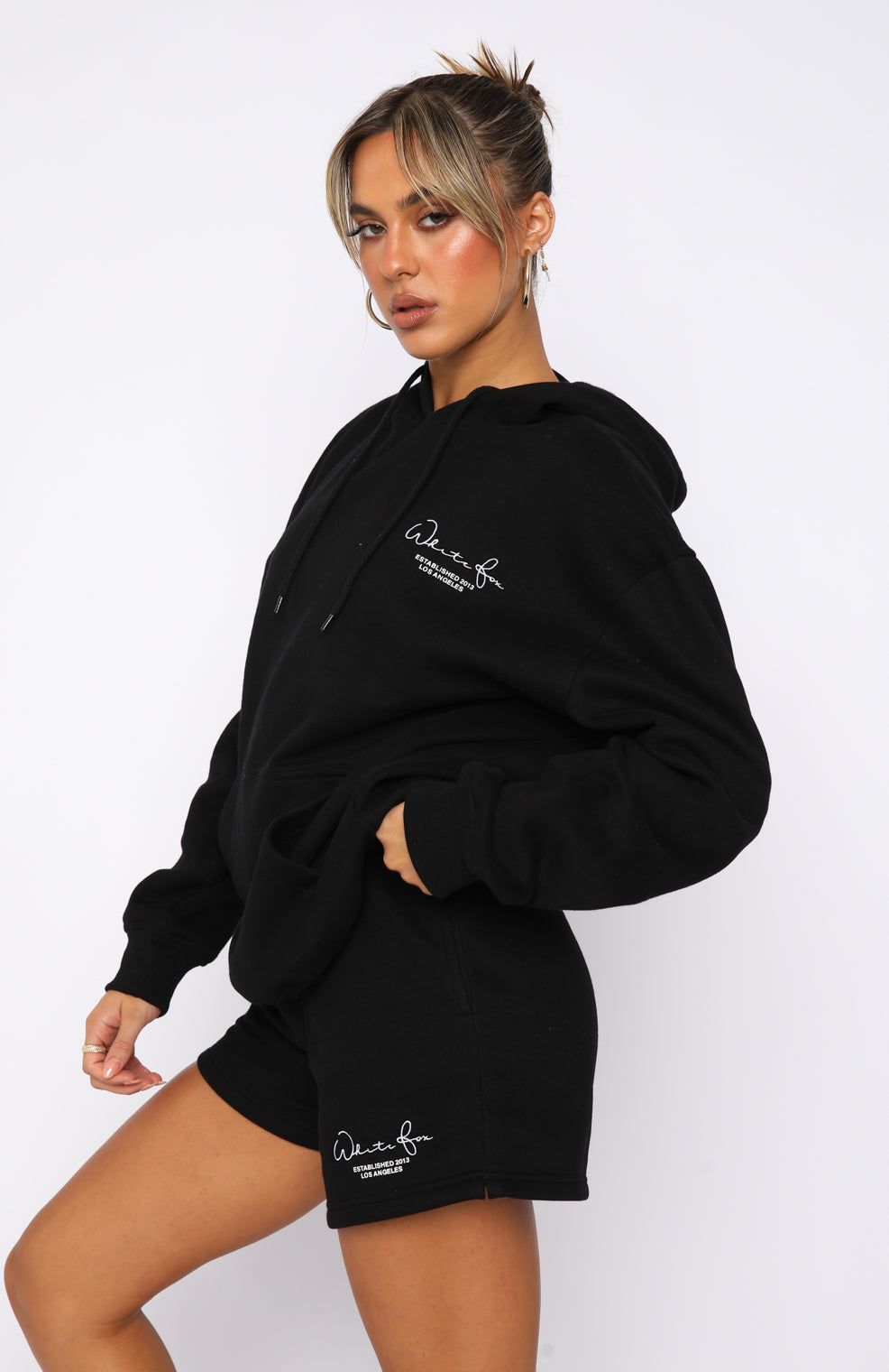 Set The Standard Hoodie Black sold by White Fox Boutique product image thumbnail 3