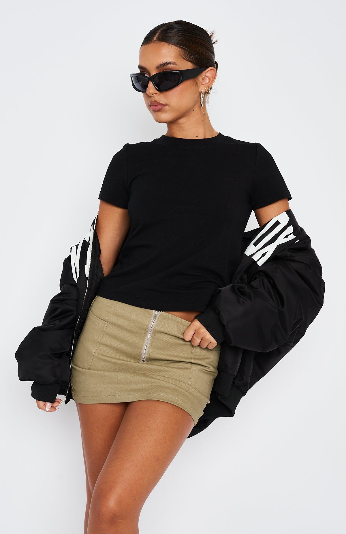 Figure It Out Tee Black sold by White Fox Boutique product image thumbnail 2